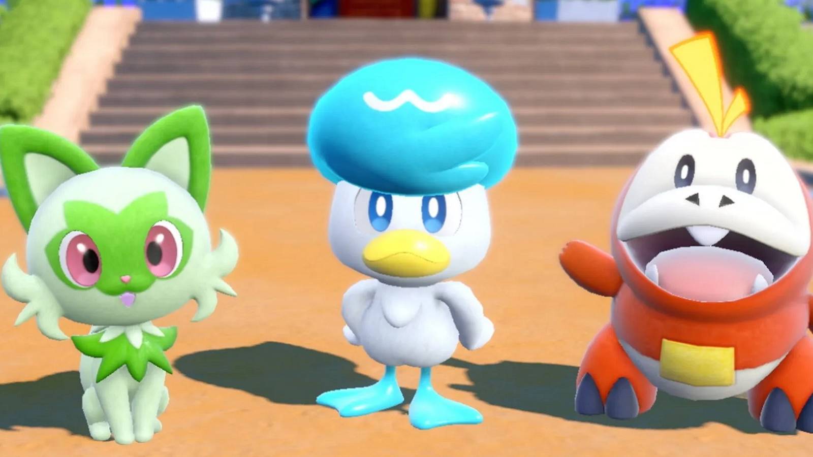 pokemon scarlet and violet starters