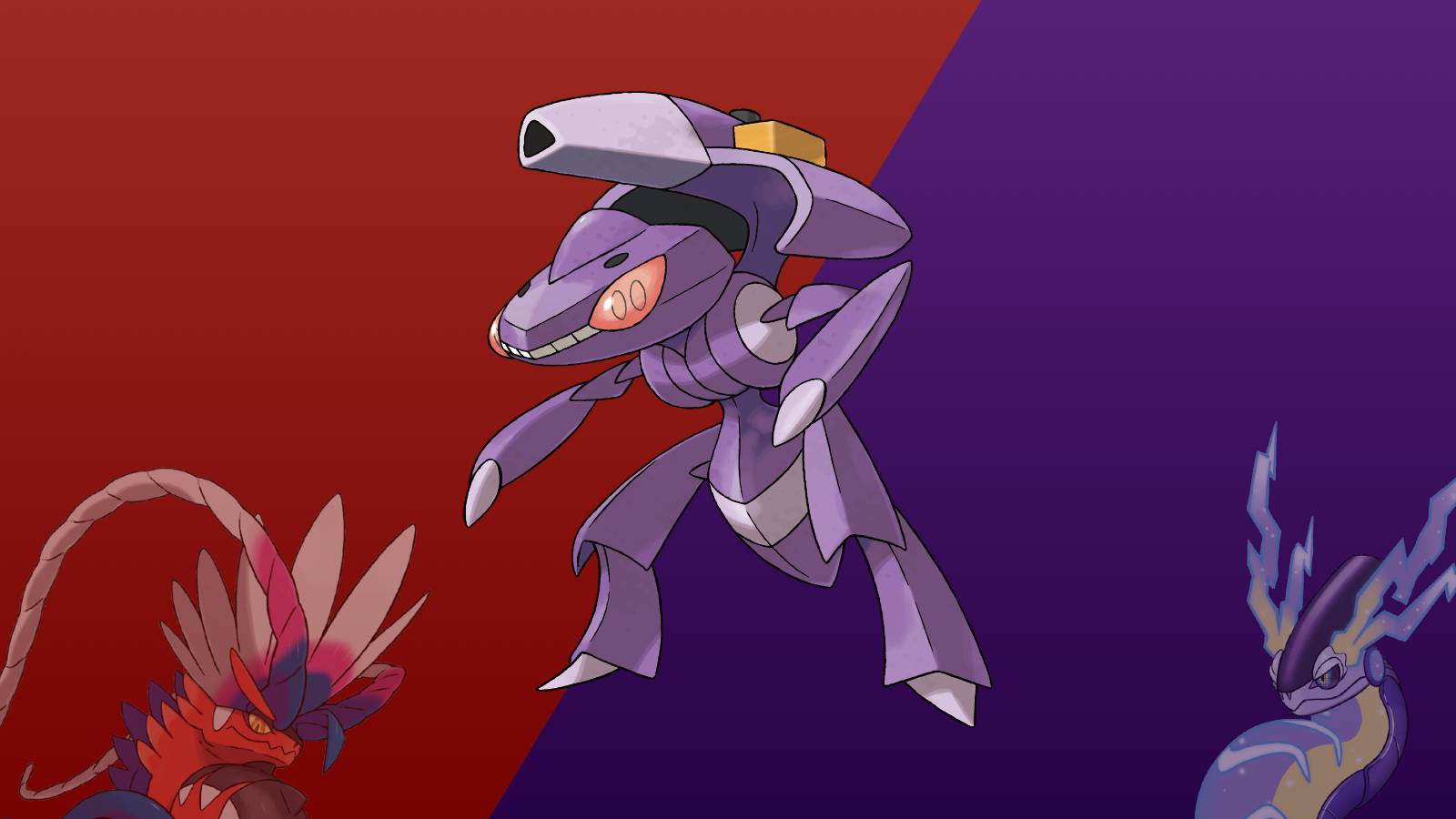 Genesect is a Great Model for Pokemon Scarlet and Violet's Temporal Themes, image size:1600x900