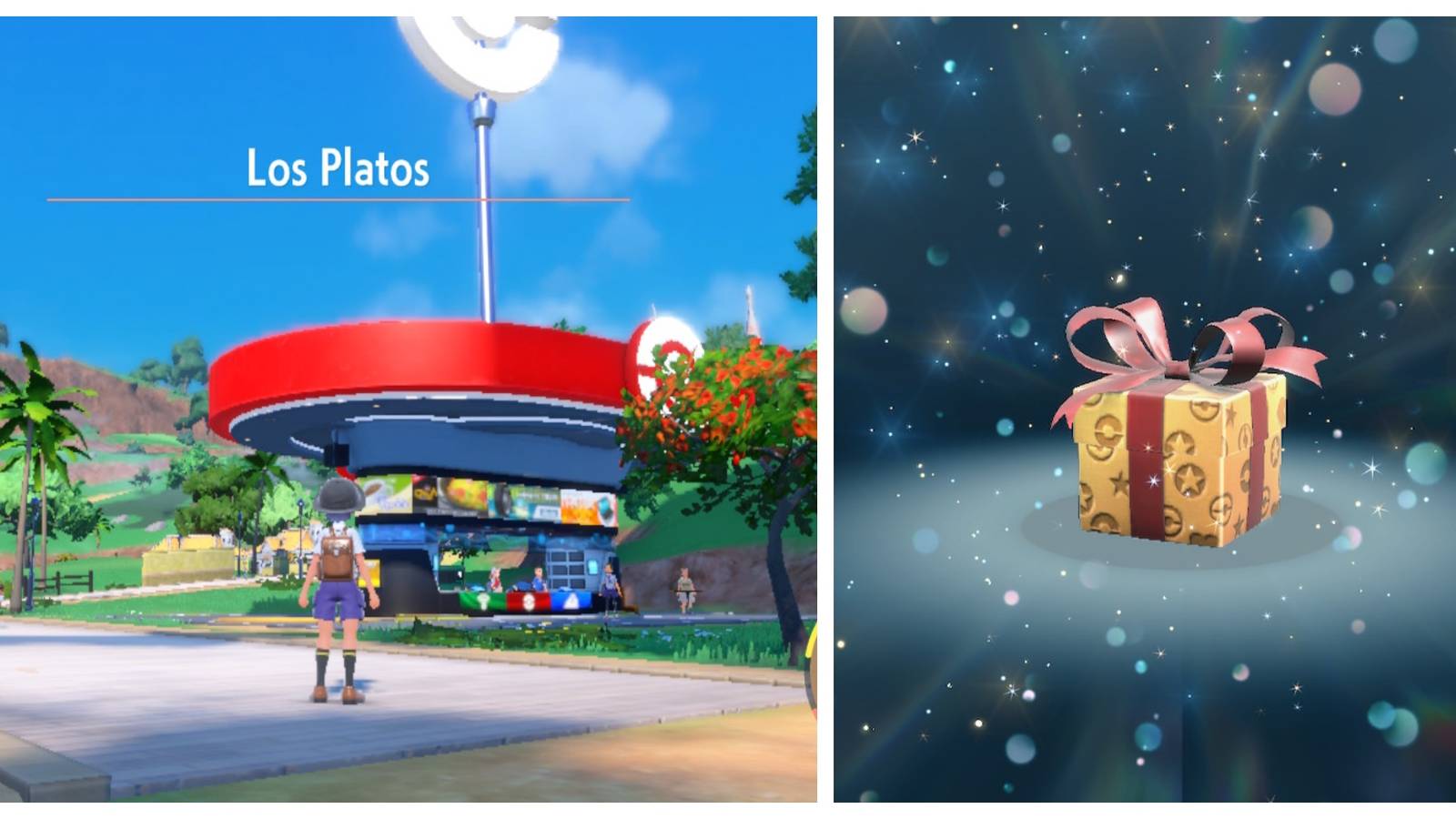 pokemon scarlet violet pokemon center los platos mystery gift present