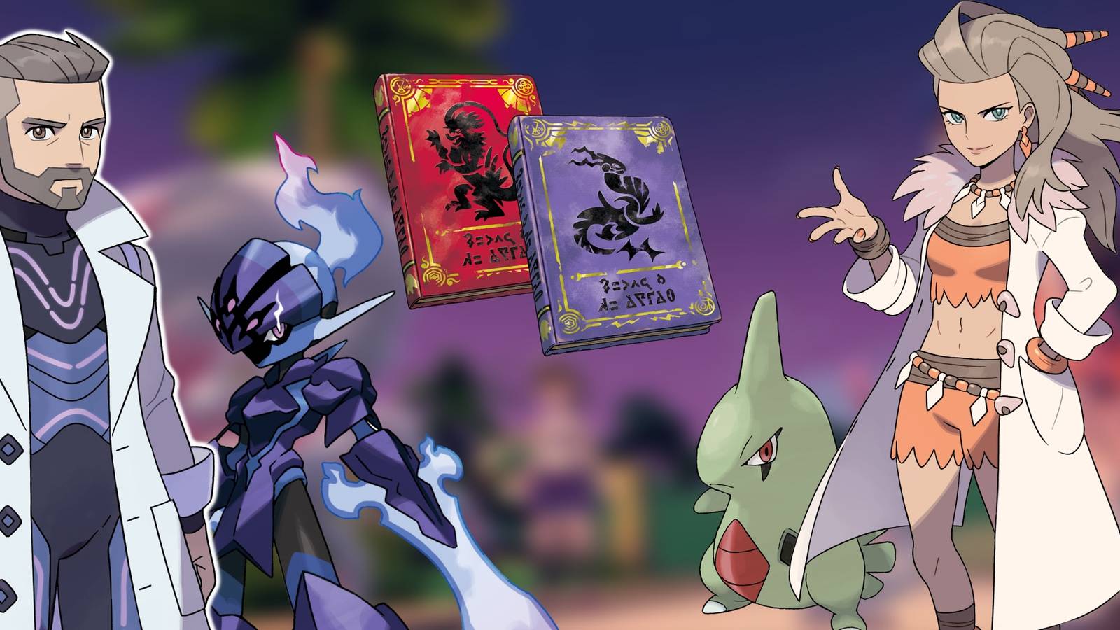 pokemon scarlet violet professors books version differences