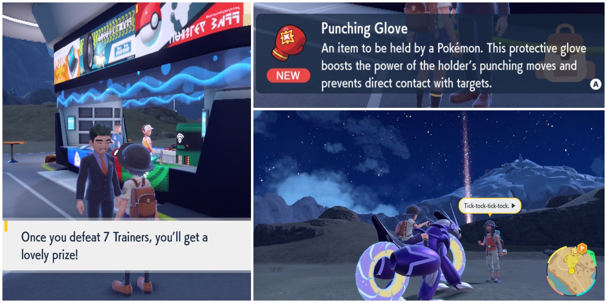 pokemon scarlet violet punching glove trainers east province area 3
