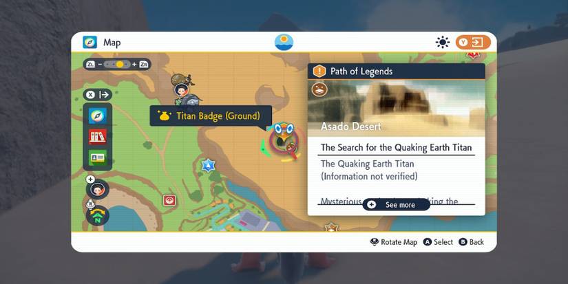 Pokemon Scarlet Violet-Quaking Earth Titan-Map location, Asado Desert