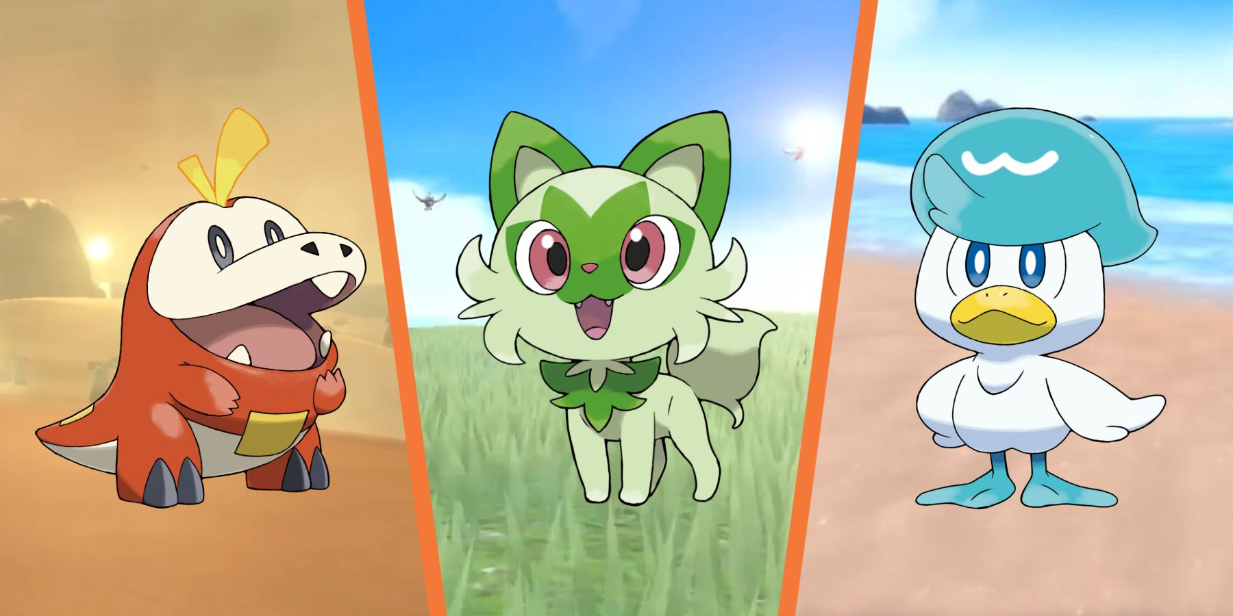 All Starter Evolutions in Pokemon Scarlet & Violet: Sprigatito