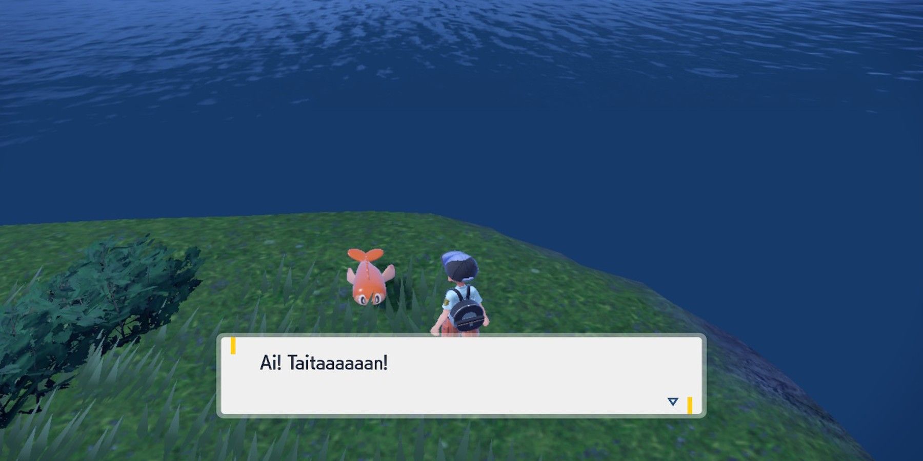 Pokemon Scarlet Violet-Tatsugiri on an Island to start titan battle