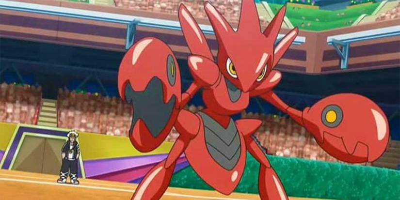 Pokemon Scizor Battling in Stadium