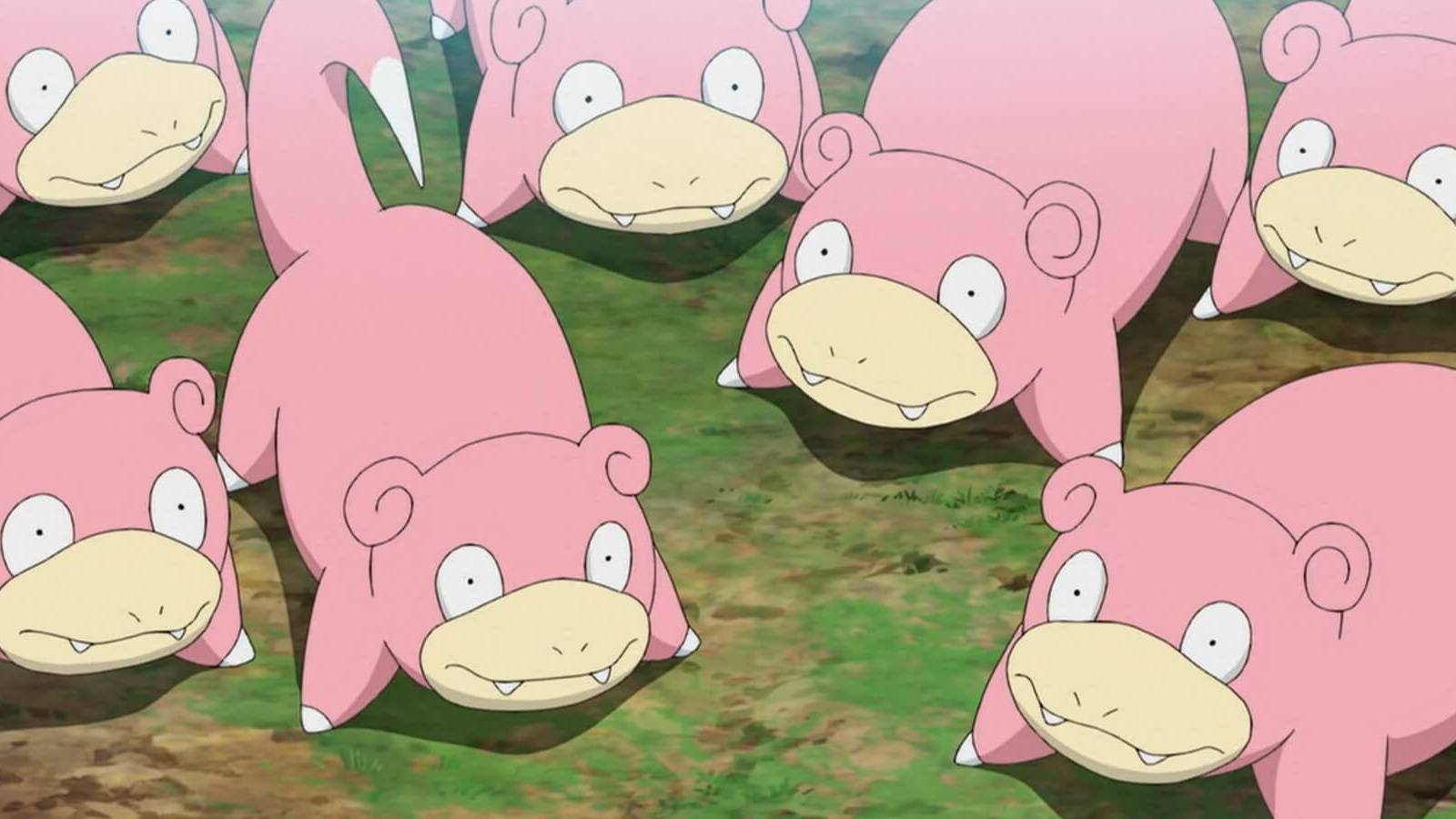 pokemon slowpoke group anime