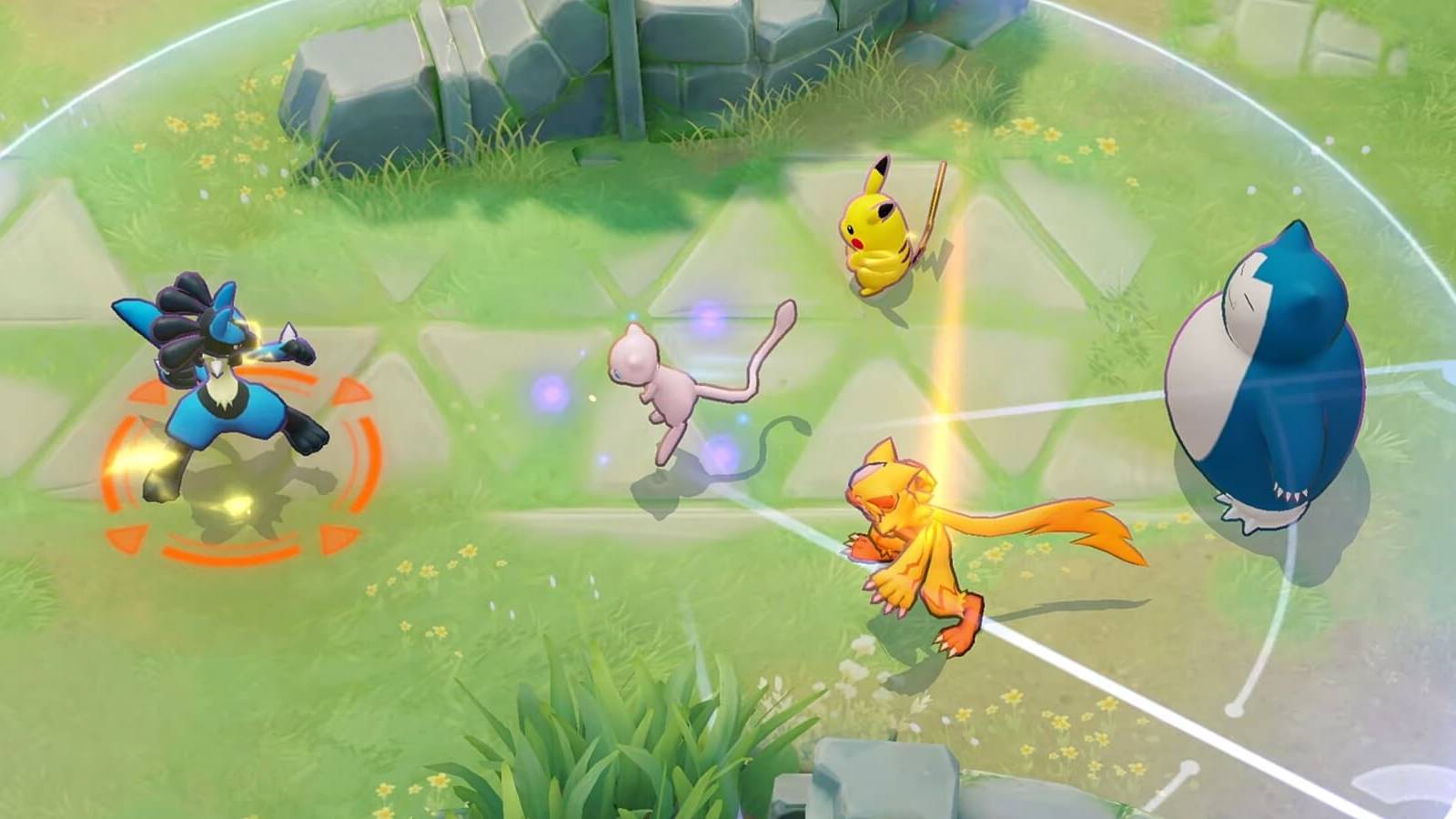 pokemon unite mew attack