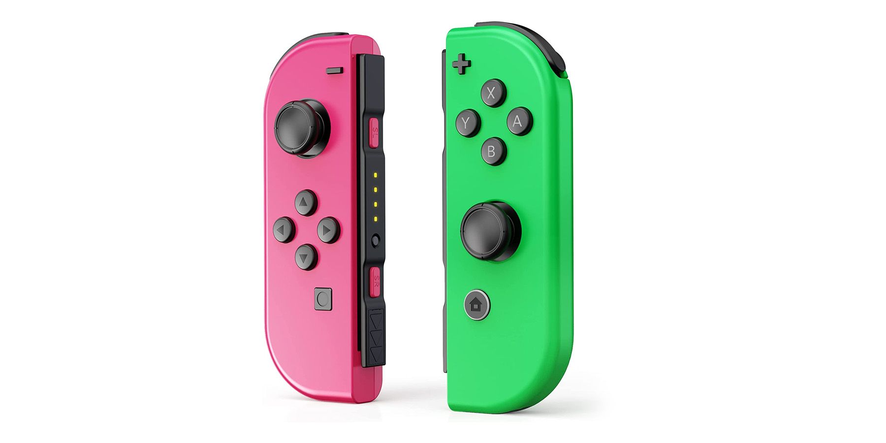 PQoiioQP Nintendo Switch Joy Cons - Pink & Green