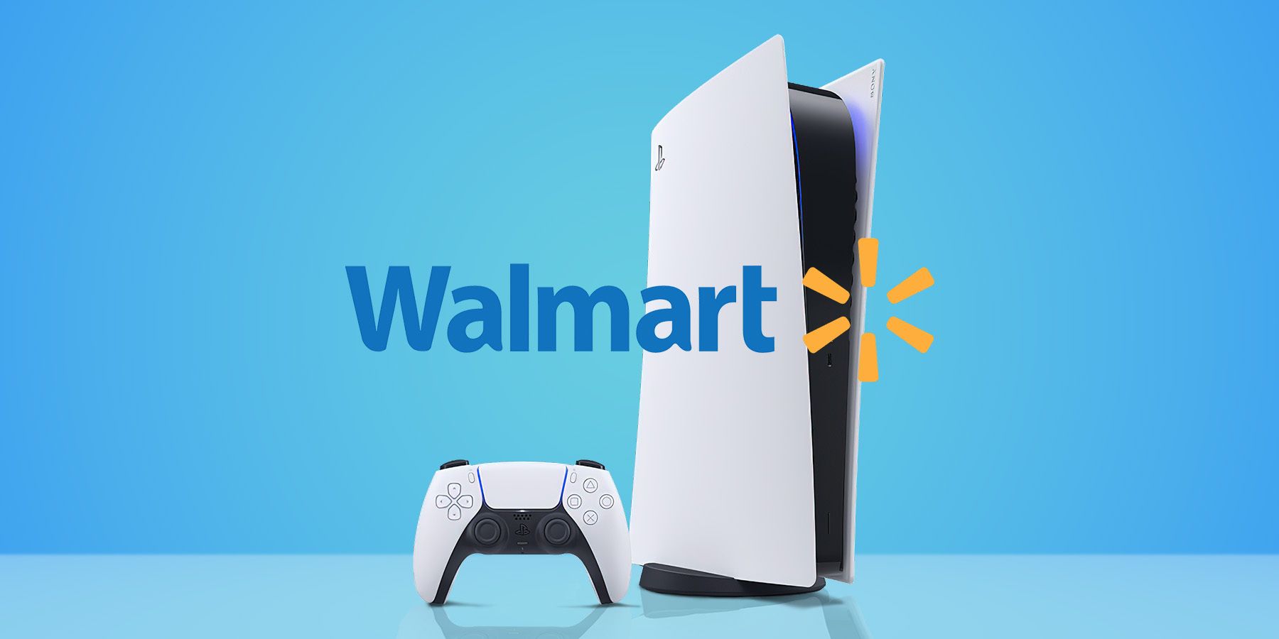 ps5 console with walmart logo