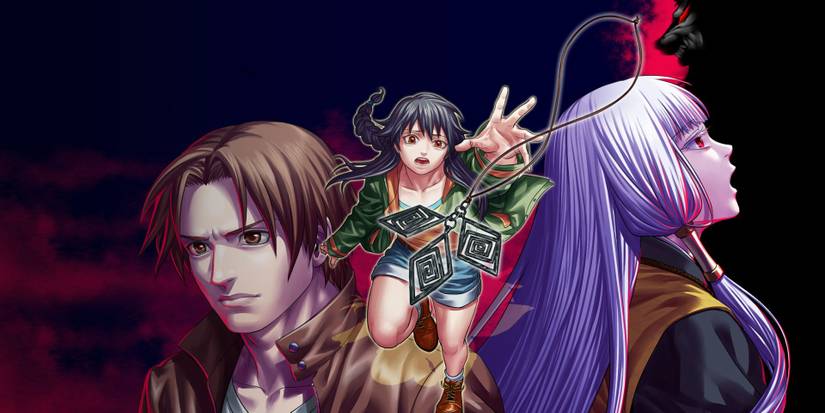 a picture showing three central characters of Raging Loop