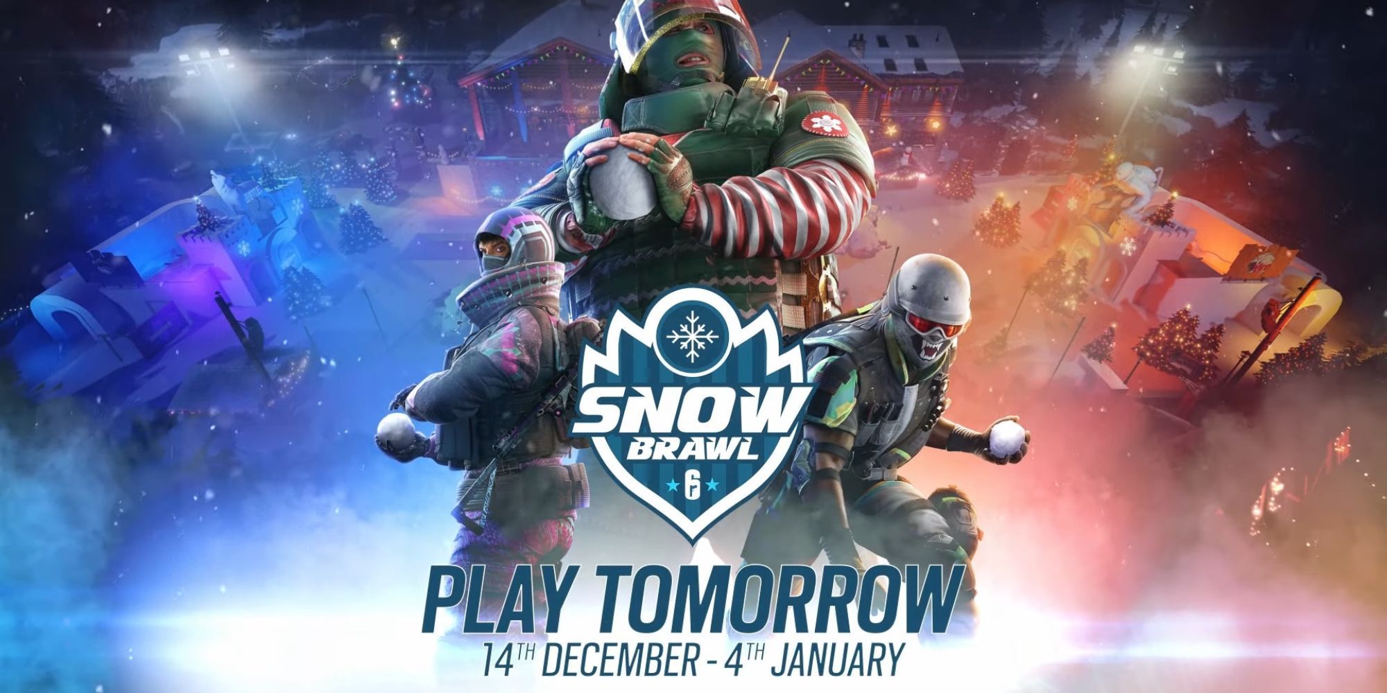 Rainbow Six Siege - Snow Brawl Christmas Event - Operators Holding Snowballs