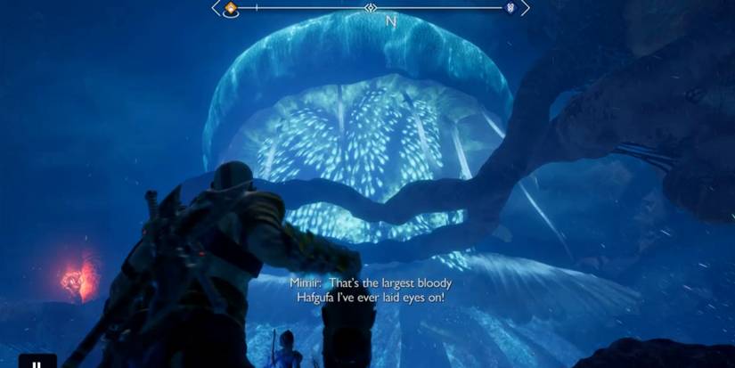 reaching the creature in god of war ragnarok