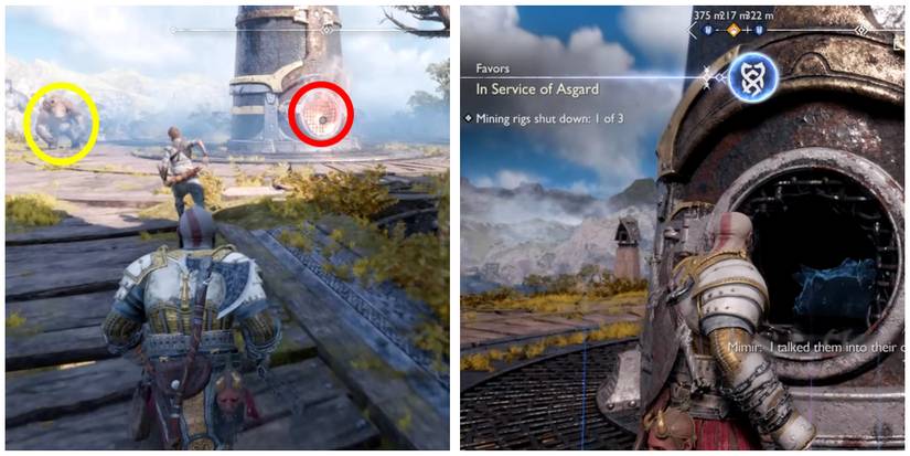 reaching the first rig in god of war ragnarok