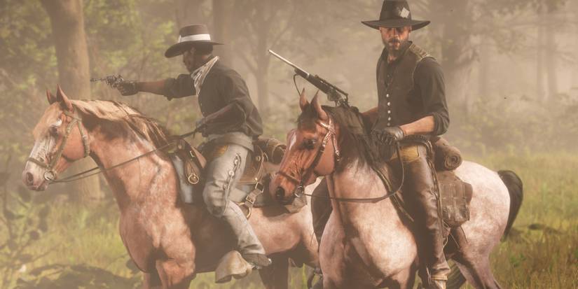 red dead online outlaws horseback
