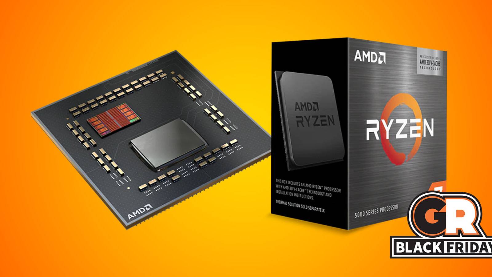 AMD Ryzen 7 5800x With Gamerant Amazon Black Friday Deals Logo