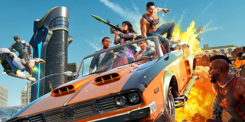 saints row explosion screenshot