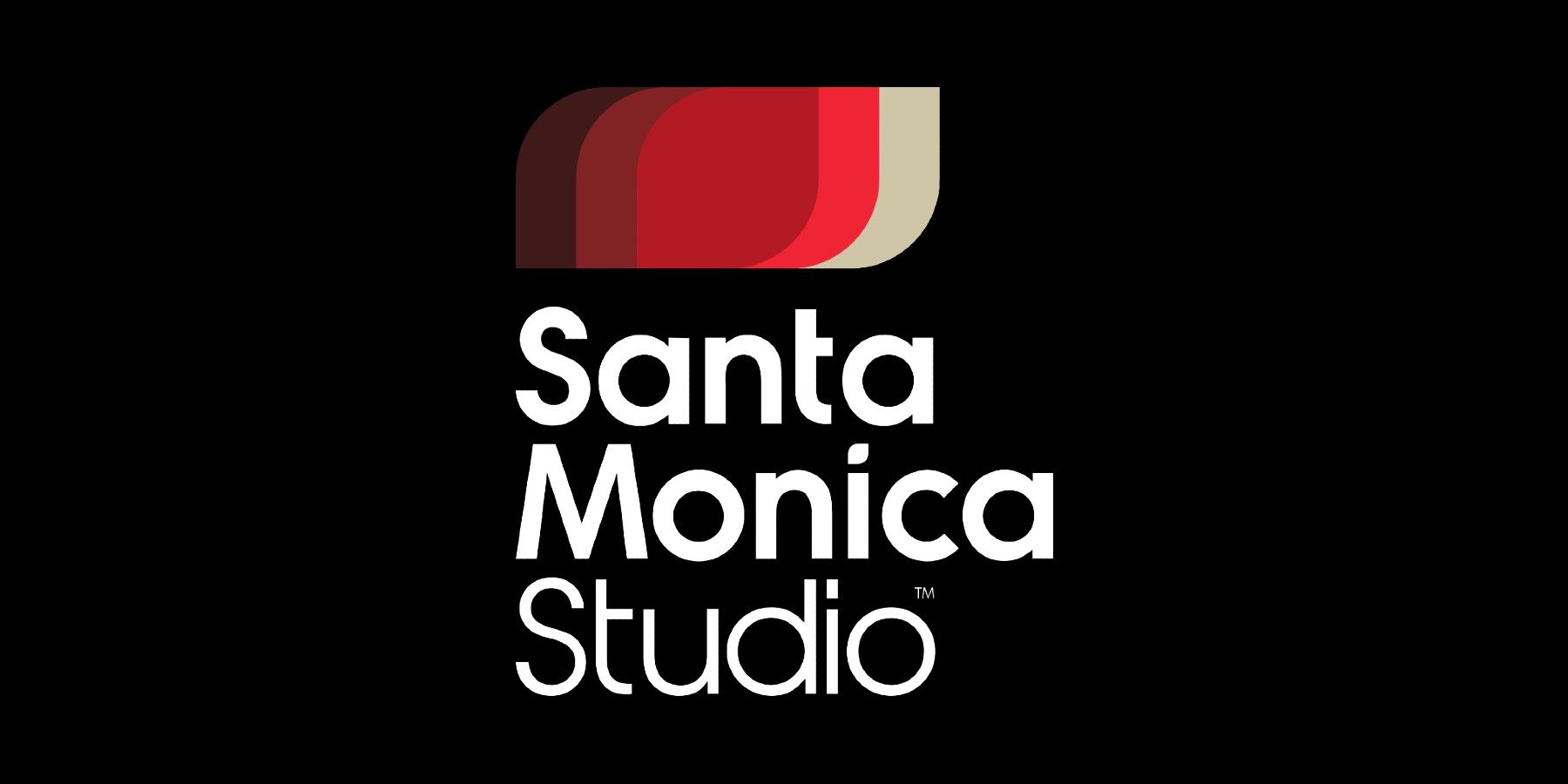 Santa Monica Studio Logo Fond Noir