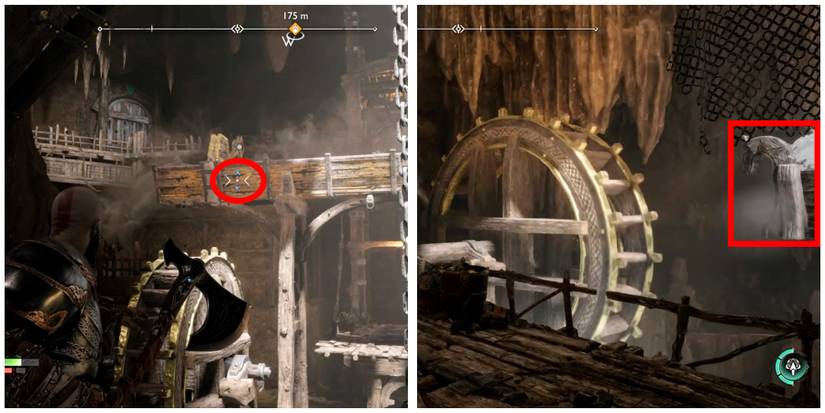 second water wheel puzzle solution in god of war ragnarok