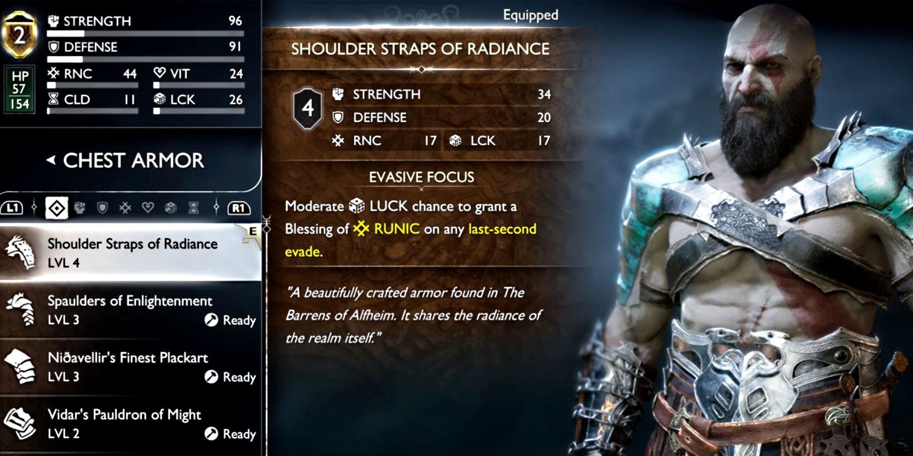 God of War Ragnarok best armor: Where to find Lunda's armor in