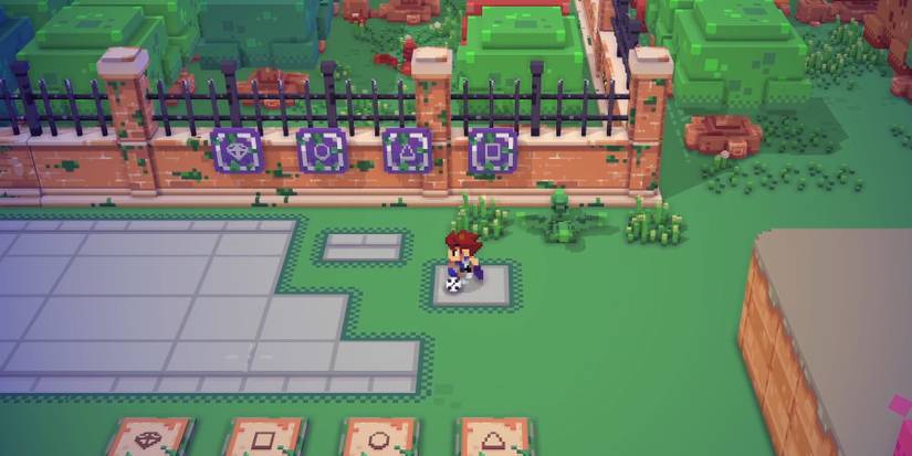 Player running in Soccer Story