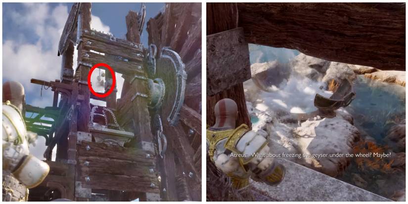 solving the second gate puzzle in god of war ragnarok