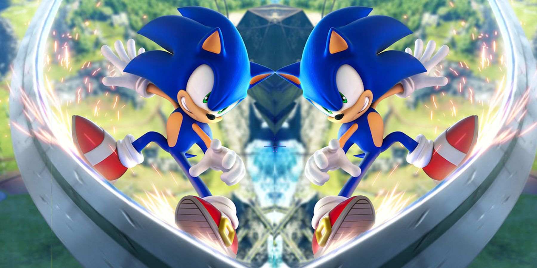 Sonic Frontiers graphics comparison (Switch vs. PS5)