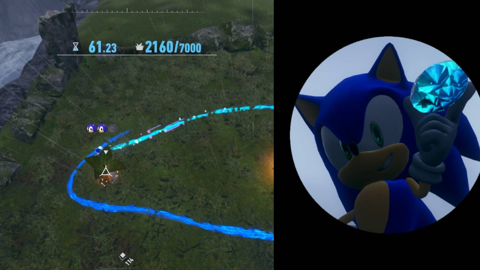 sonic frontiers sonic holding chaos emerald spring is in the air quest