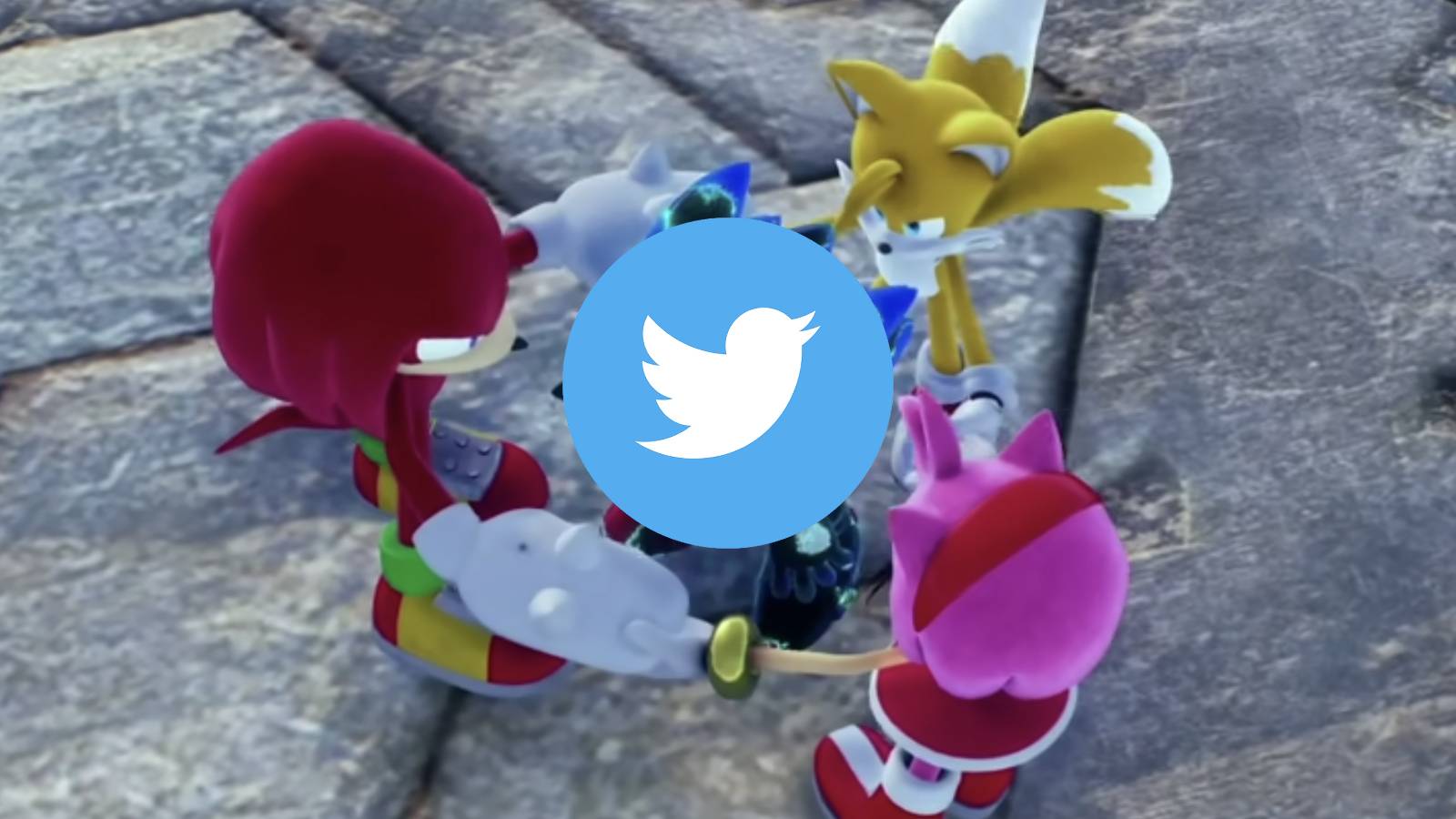 sonic-frontiers-tails-knuckles-amy-holding-hands-around-twitter-logo