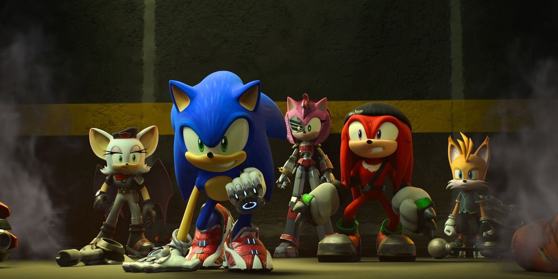 sonic prime trailer tails knuckles rose amy