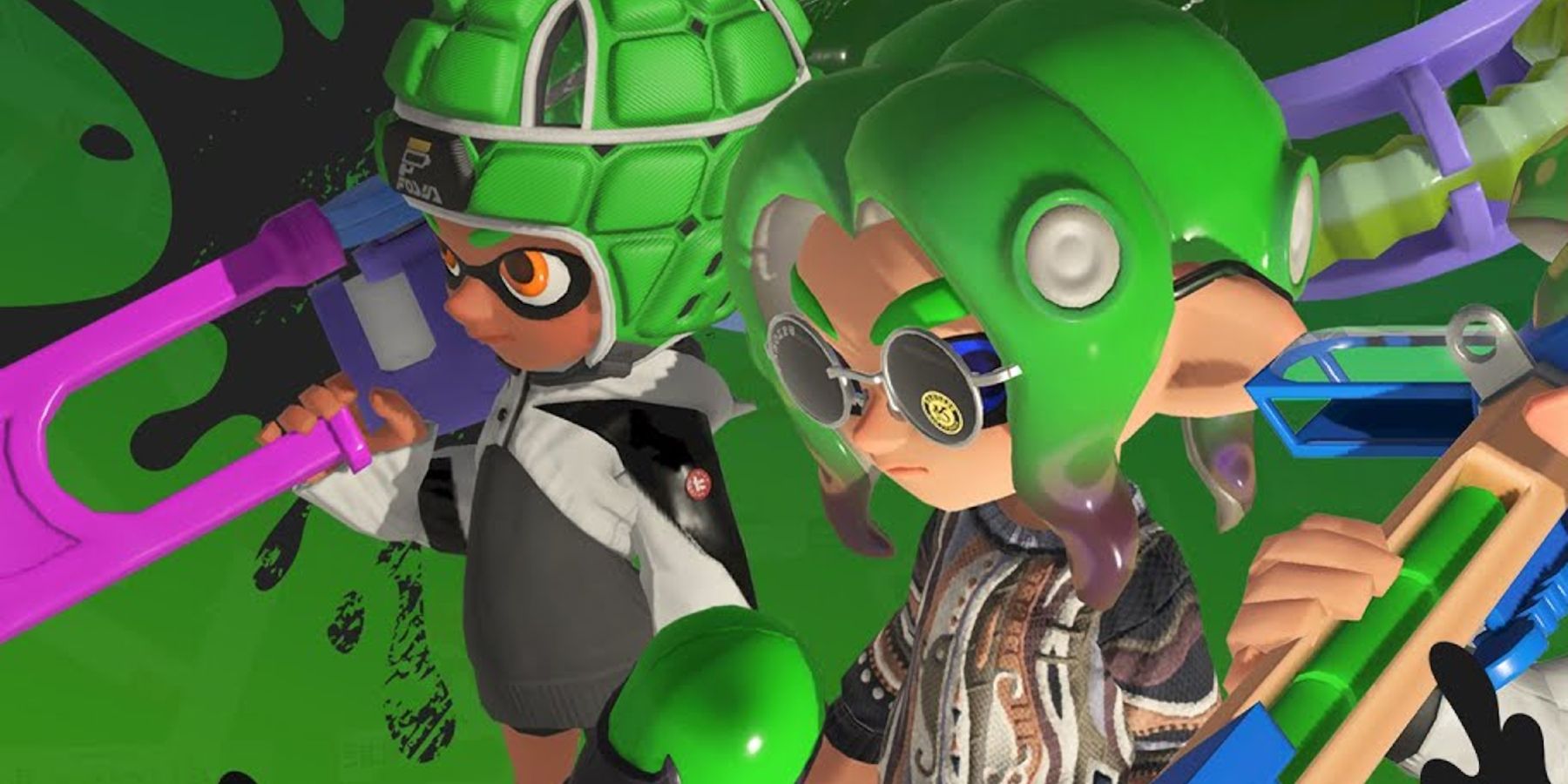 Splatoon 3 Details New Dapple Dualies and Inkbrush for Chill Season