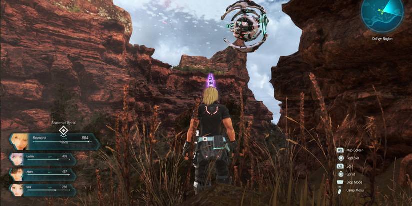 star ocean 6 Raymond on the field