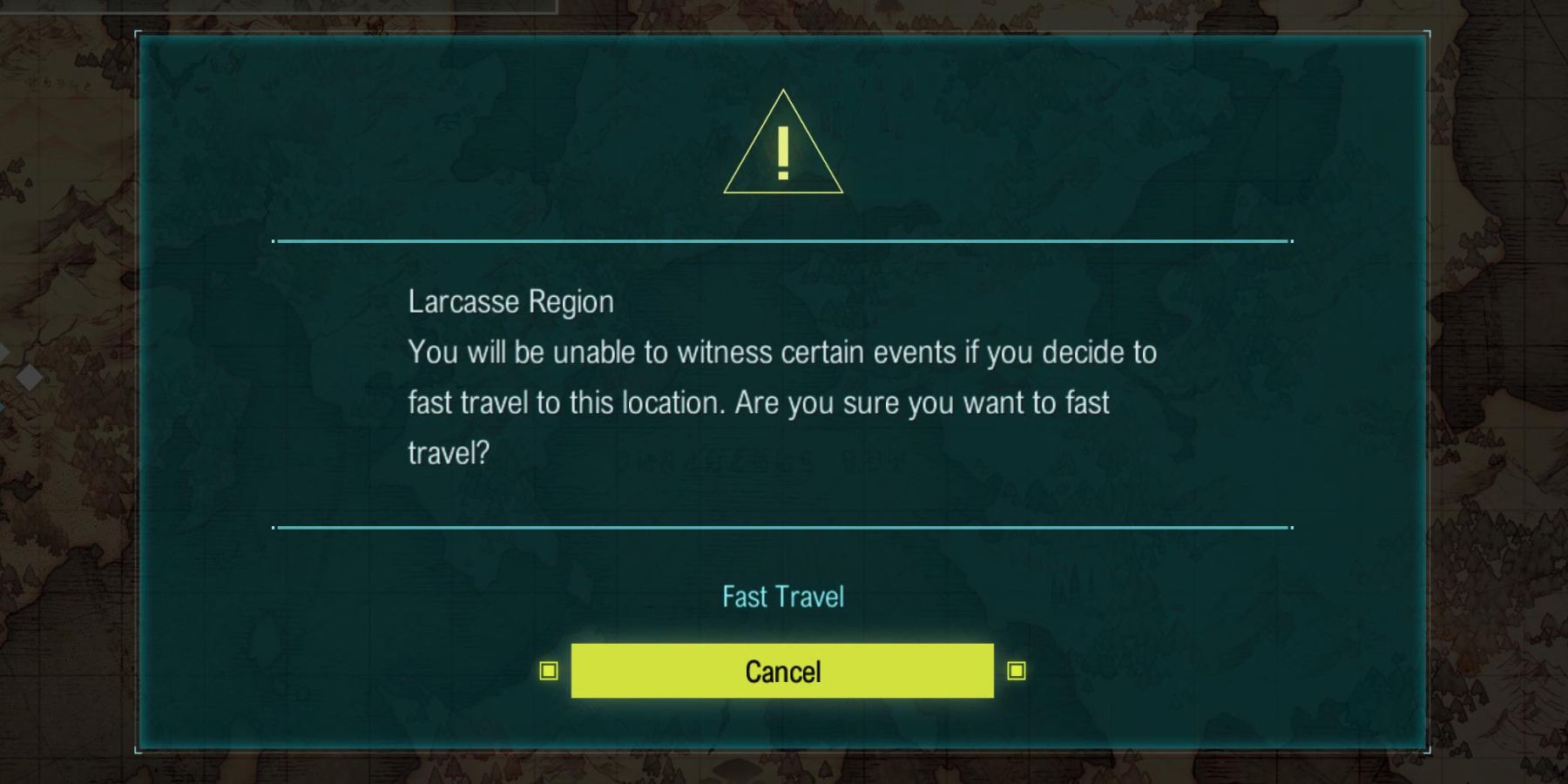 star ocean 6 fast travel warning