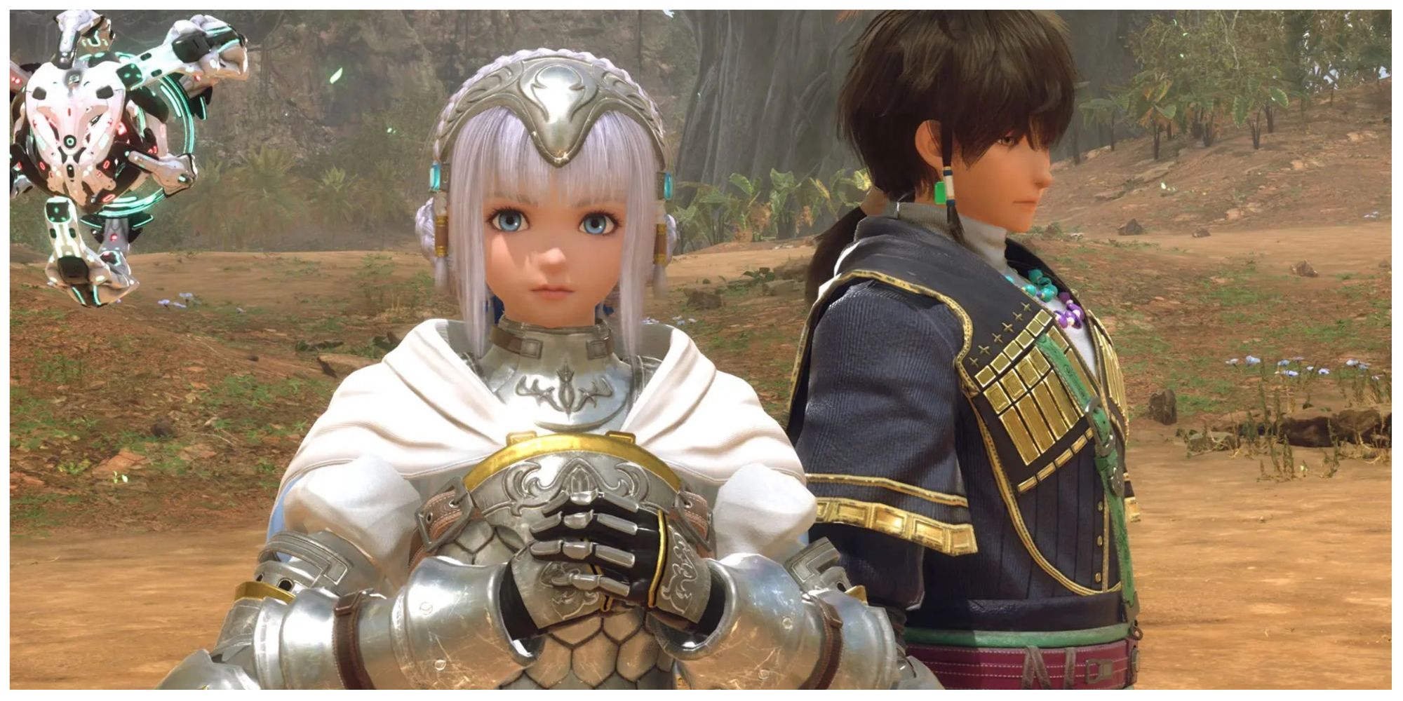 Albaird and Laeticia in Star Ocean: The Divine Force