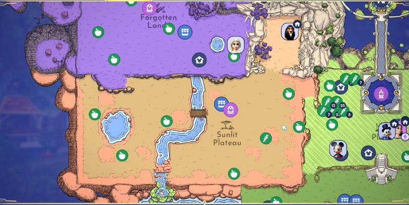 sunlit plateau in disney dreamlight valley