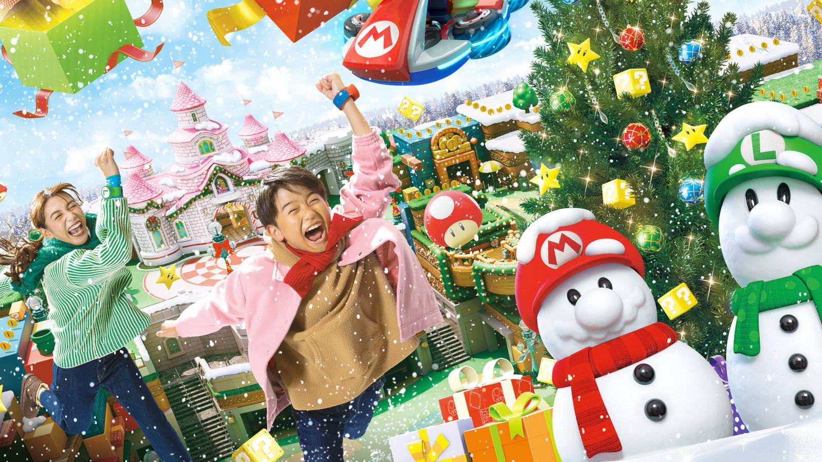 mario and luigi plush snowmen