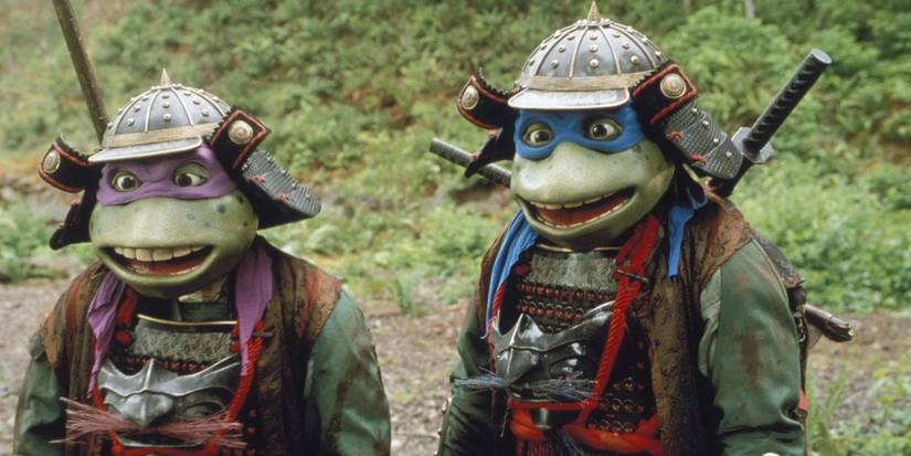 Donatello and Leonardo as samurai