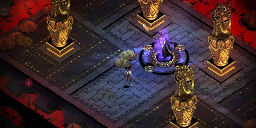 The Charon boss fight in Hades