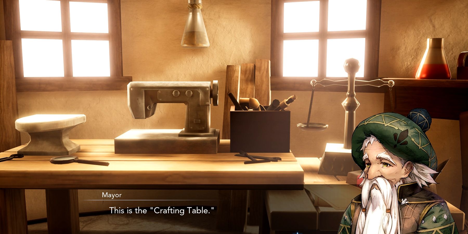 the crafting table in harvestella
