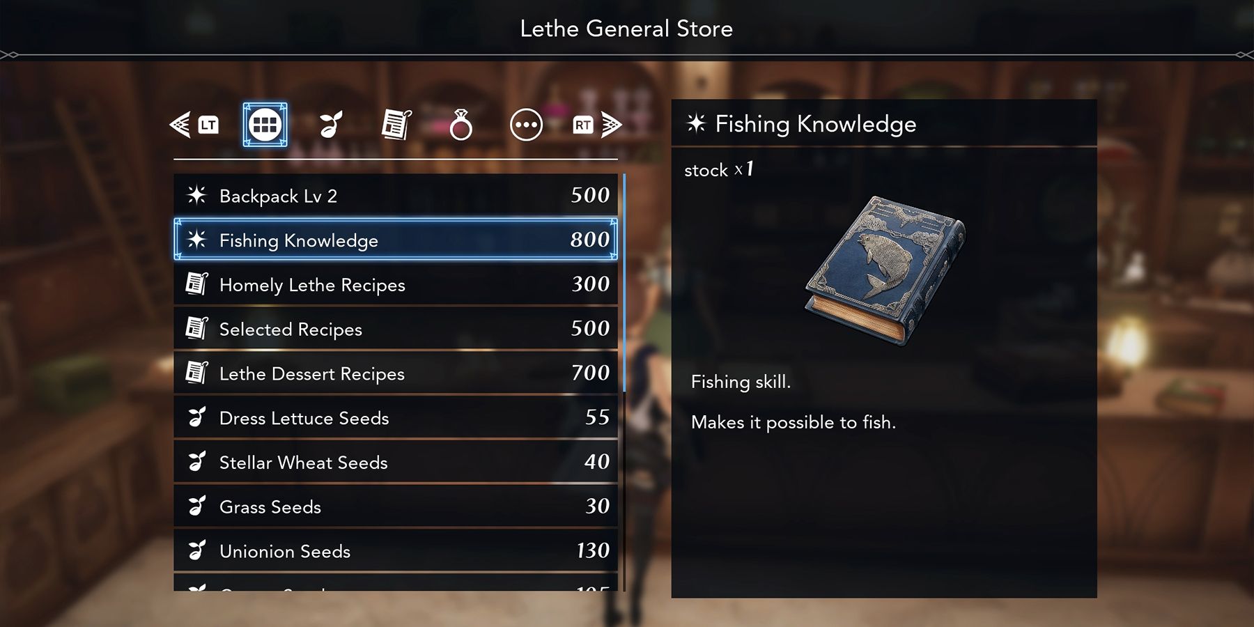 the fishing knowledge book in harvestella