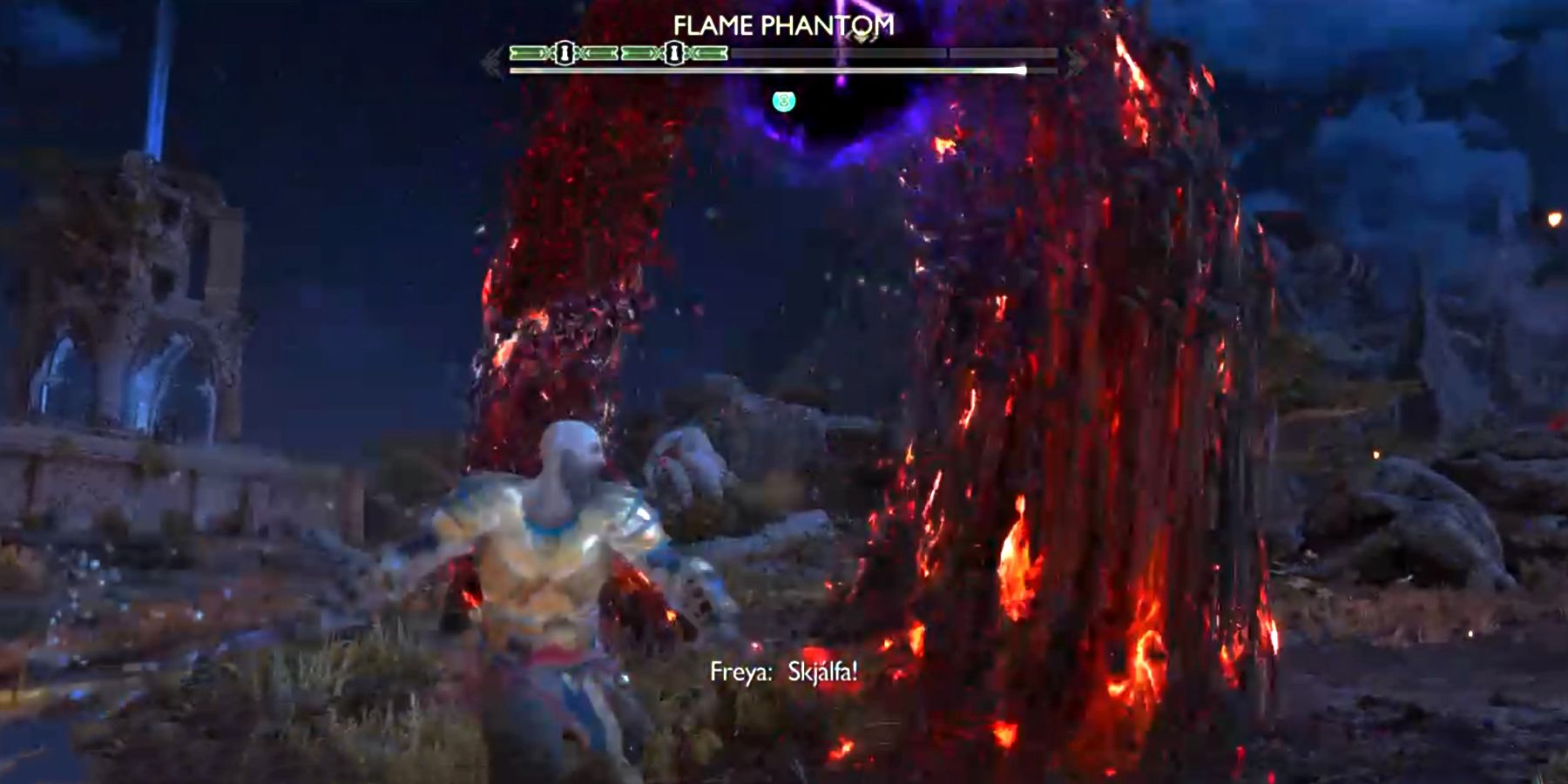 the flame phantom in god of war ragnarok