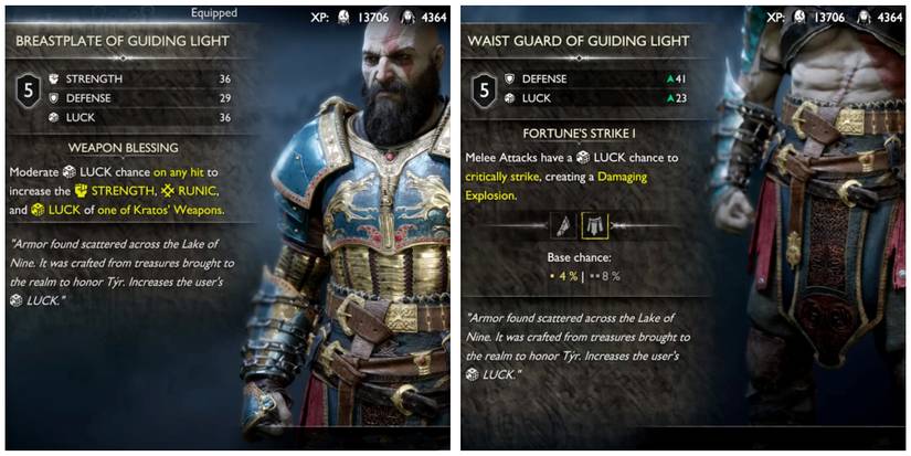 the guiding light armor in god of war ragnarok