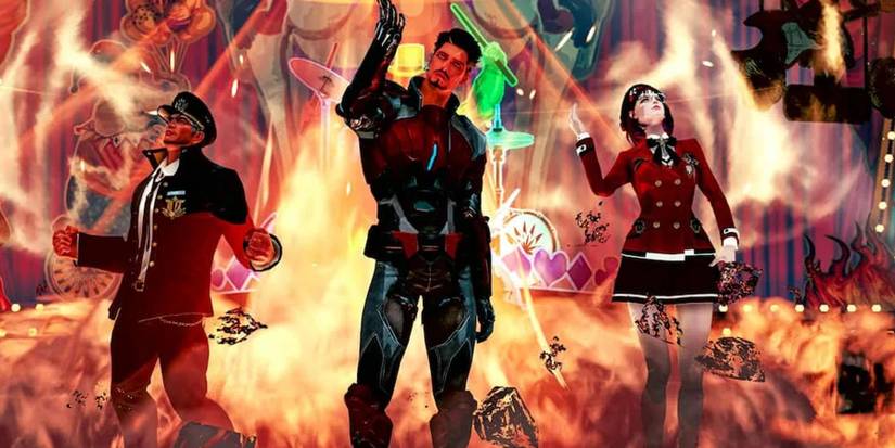 The Machinist doing a flashy pose