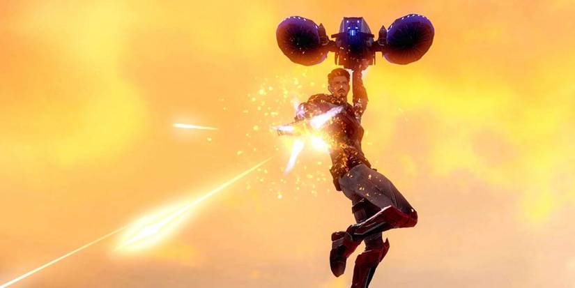 The Machinist stylishly flying with their Drone