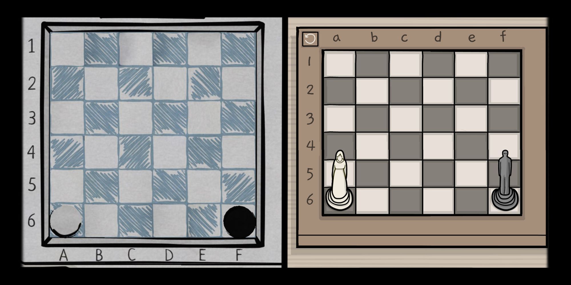 The Past Within Split Screen Chess Puzzle