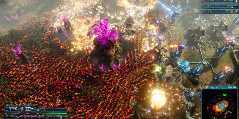 battle in The Riftbreaker Prologue