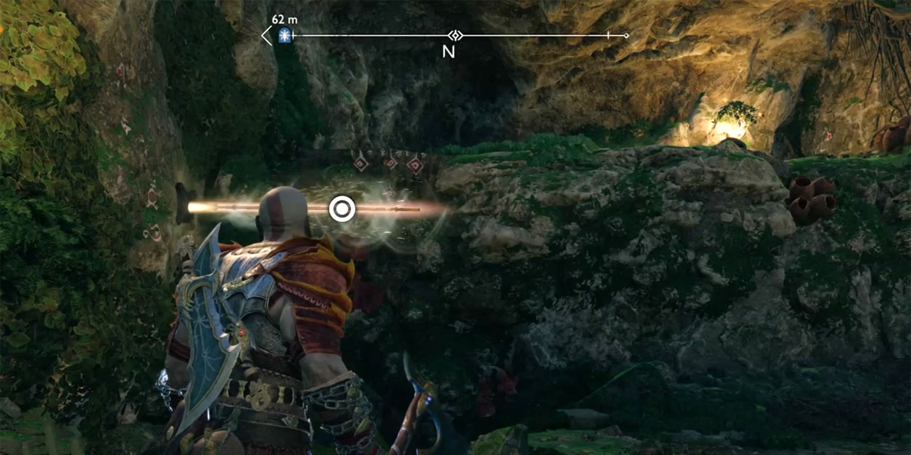 the spear used as a step in god of war ragnarok