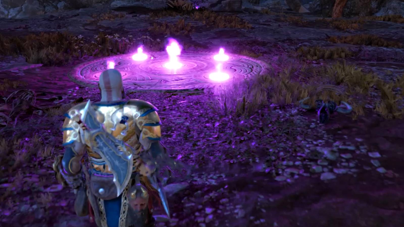 the vanaheim crater metal plate in god of war ragnarok