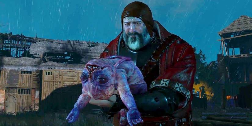 The Witcher 3 The Bloody Baron and his daughter