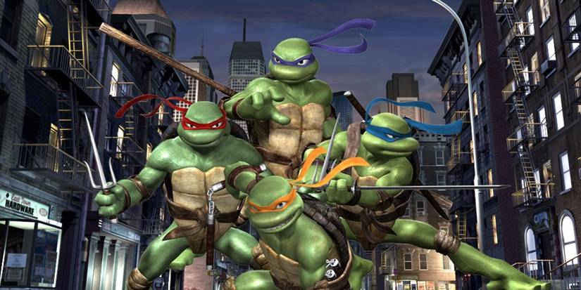 teenage mutant ninja turtles in CGI
