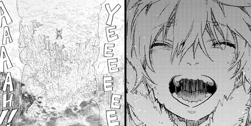 To Your Eternity - Fushi Yelling In Happiness After Awakening To A Peaceful World